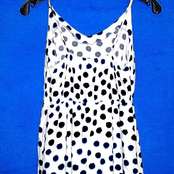Old Navy Navy Polka Dot Hi-Low Cami Dress XS - Picture 3 of 5